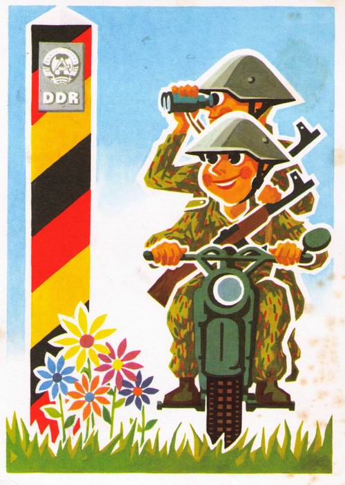Kissen DDR Siegel DDR Stempel Grenztruppen der DDR 921 
